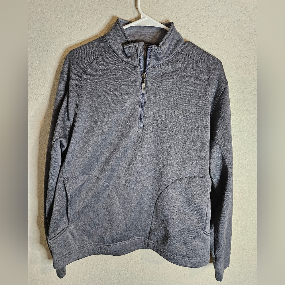 Callaway Men's Zip-Up Sweater in Slate